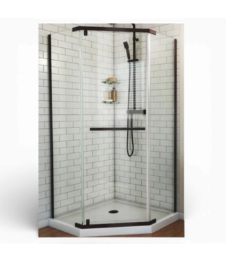 50251 Prism Neo Angle Frameless Pivot Shower Door