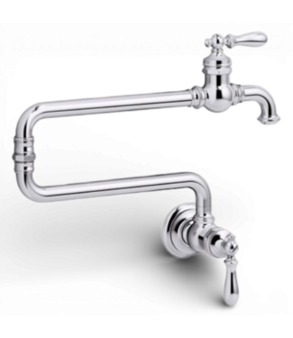 50264 Artifacts Wall Mount Pot Filler Kitchen Faucet