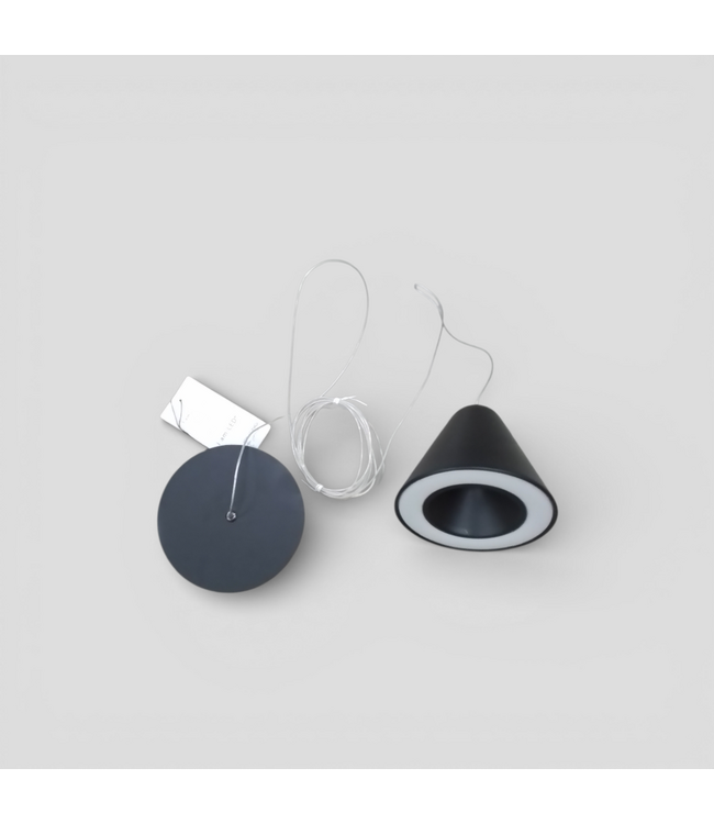 50267 LED 6-In Hanging Pendant Light in Black