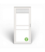 50268 White Linen Aluminum Storm Door 36"W x 81"H