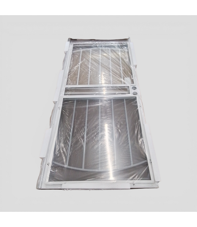 50271 36-in x 81-in White Steel Security Door