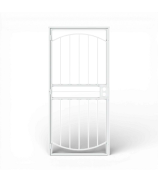 50271 36-in x 81-in White Steel Security Door