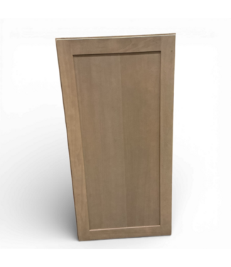 50276 Wood Taupe Upper Wall Cabinet 18"W