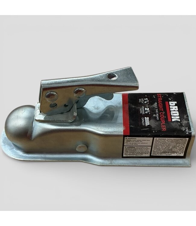 50277 Straight Coupler 1-7/8" Hitch Ball