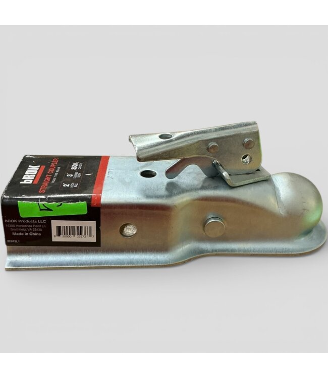 50278 Straight Coupler 2 Hitch Ball