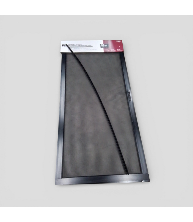 50288  36-in x 80-in Black Aluminum Screen Door