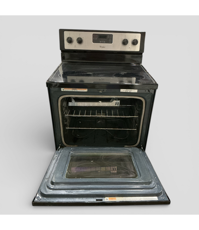 50296 Black Electric Range 29.75"W