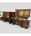 50299 Spice Brown Cabinet Set of 12-pcs