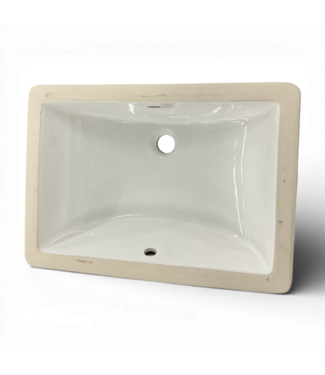 50303 White Studio Undermount Bathroom Sink 19.75"
