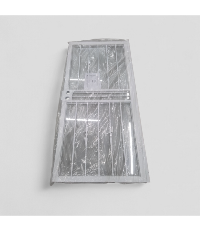 50309 36-in x 81-in White Steel Security Door