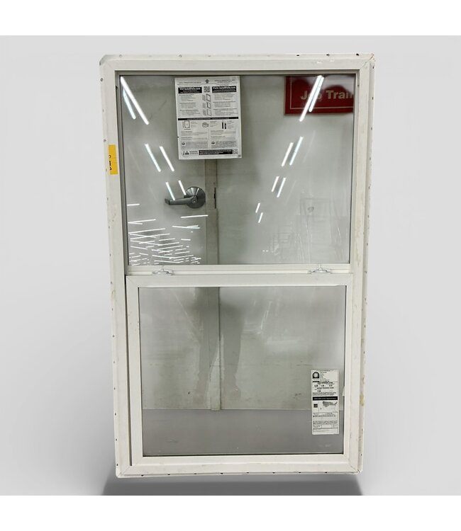 50313 White Vertical Slider 35.5" x 59.625"