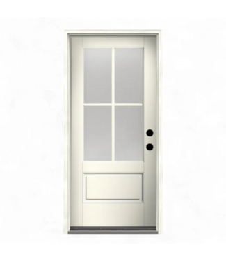 50312 Prehung Entry Door 32-in x 80-in x 6-9/16-in