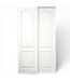 50315 White 2 Panel Savona Sliding Closet Door 60" x 80"