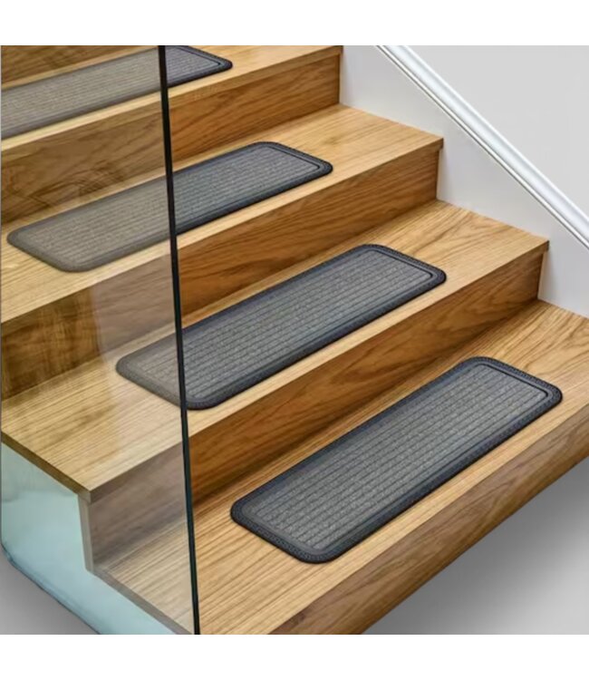 50322 Non-Slip Indoor/Outdoor Rubber Stair Treads 5 pk