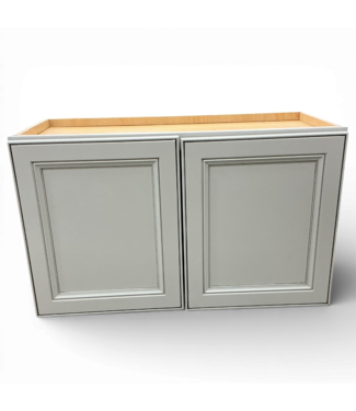 50323 Off White Upper Wall Cabinet 37"W