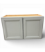 50323 Off White Upper Wall Cabinet 37"W