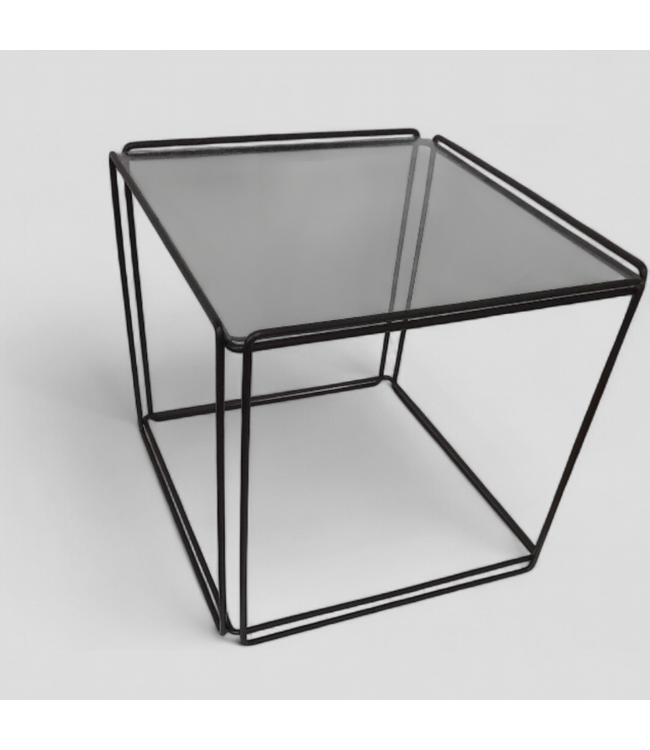 50328 Set of Glass End Tables 19"W x 20 "L x 17"H