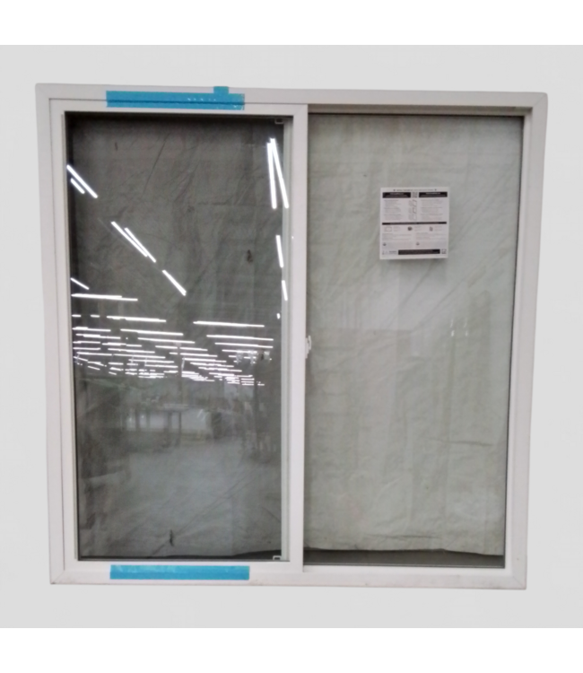 50329 White Vinyl Horizontal Sliding Window 64"W x 64"H