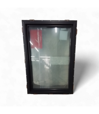 50333 Black Aluminum Fixed Window 23.5"W x 35.5"H