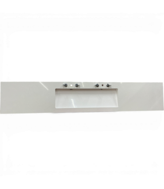 50341 White Caesarstone Large Vanity Top 120.25"L