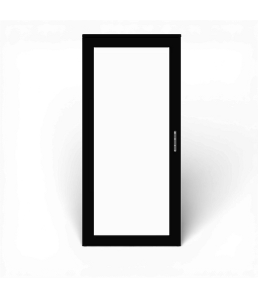 50351 Fullview 36" x 96" Black Aluminum Storm Door