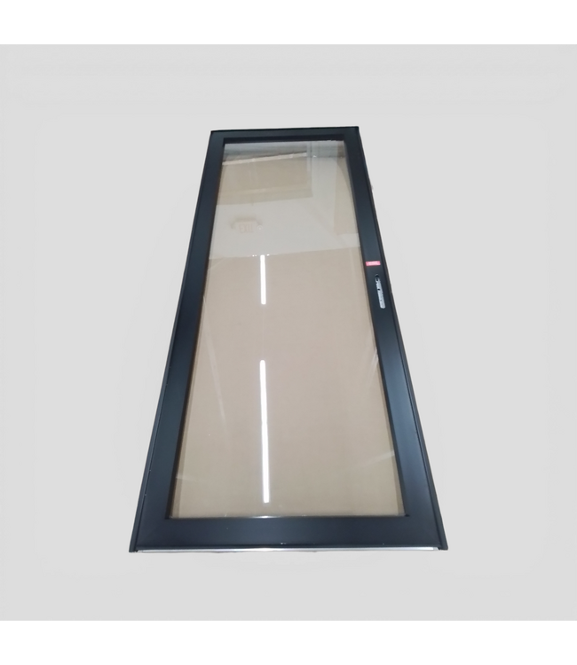 50351 Fullview 36" x 96" Black Aluminum Storm Door