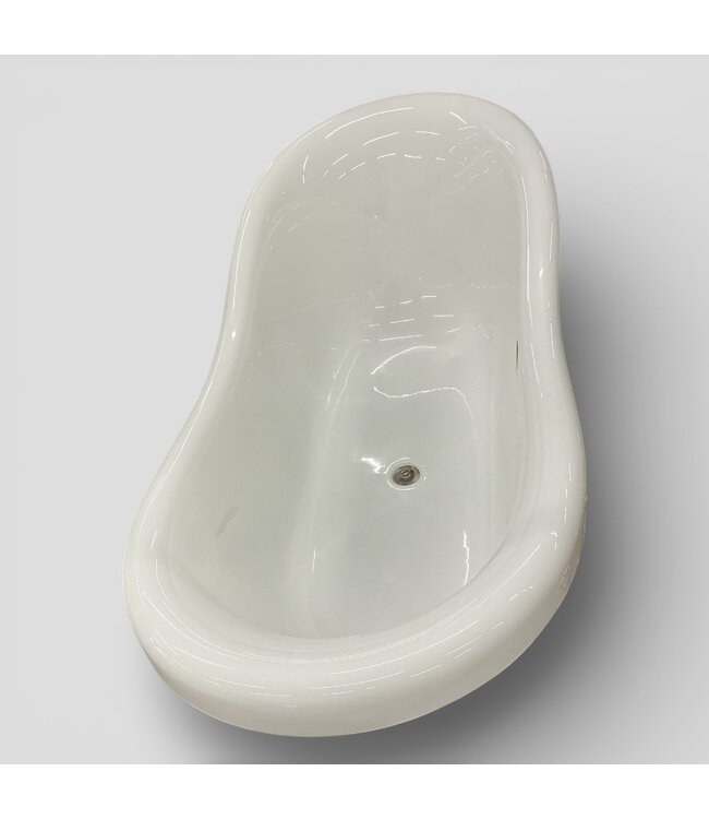 50360 White Acrylic Slipper Clawfoot Tub