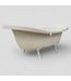 50360 White Acrylic Slipper Clawfoot Tub