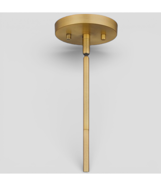 50362 3-Light Aged Brass Hanging Pendant Light