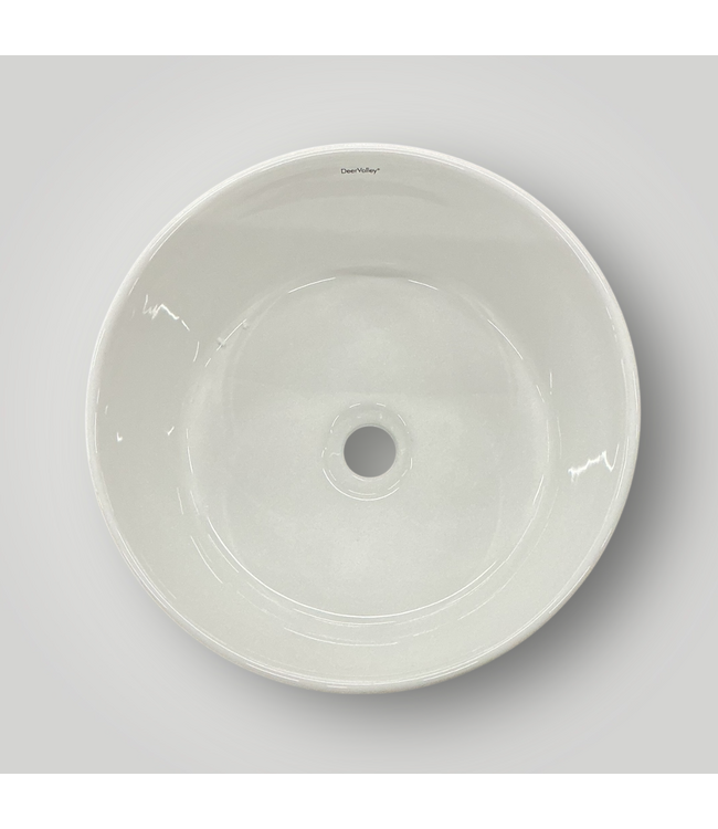 50375 Round Ceramic Vessel Sink 16.14"