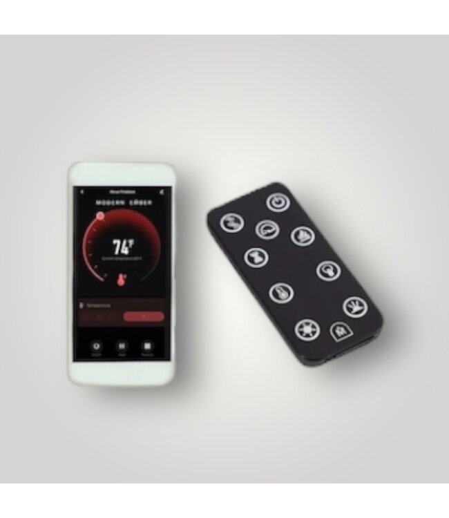 50379 Uptown Brick Smart WiFI Electric Fireplace Insert 36"