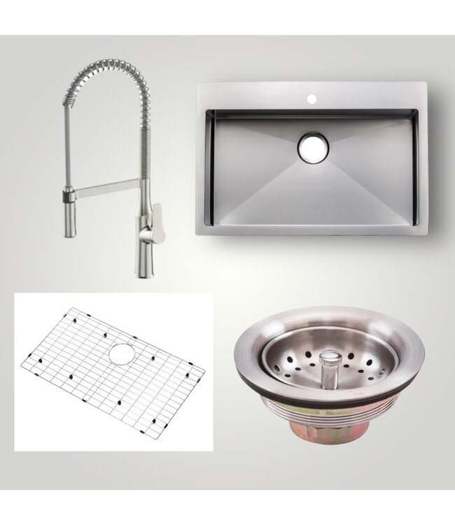 50385 Drop-In/Undermount All In One Kitchen Sink Kit