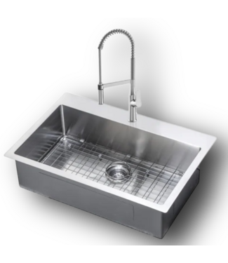 50385 Drop-In/Undermount All In One Kitchen Sink Kit