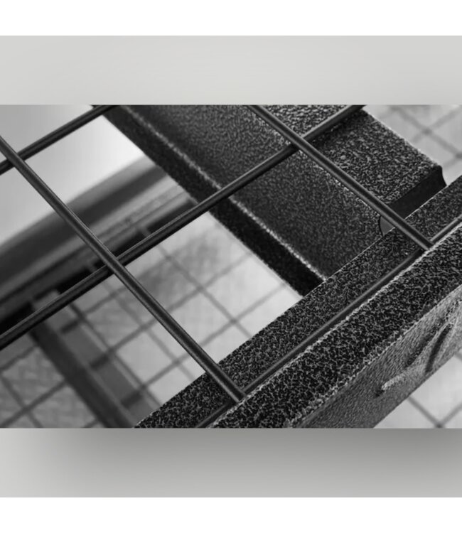 50401 Heavy Duty Black 4 Tier Utility Shelving Unit