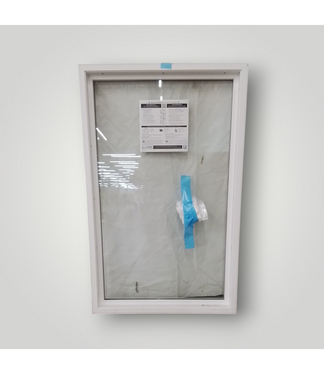 50414 White Vinyl Fixed Window 29.5"W x 46.5"H