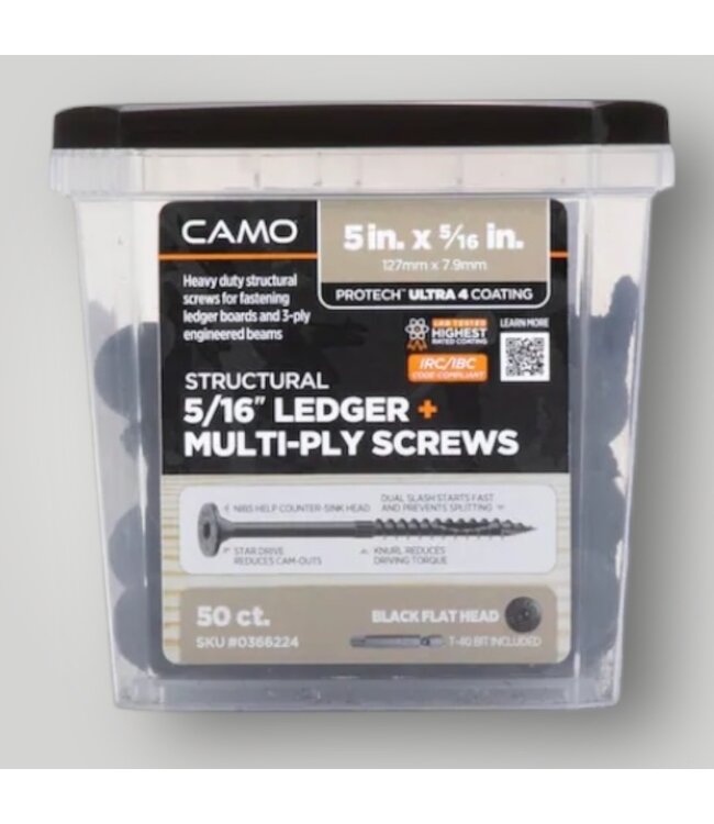 50416 Ledger Multi-ply Screws 50-pack
