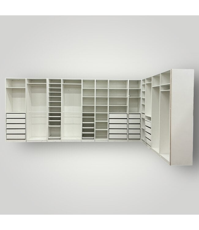 50428 White 12 Piece Closet Shelving System