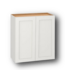 50430 27" White Shaker Wall Cabinet