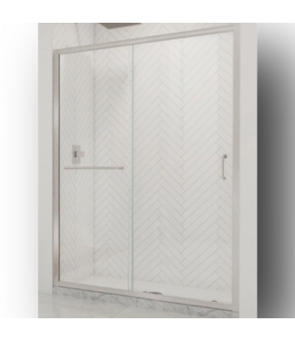50438 Infinity-Z Sliding Shower Door 50" to 54"W