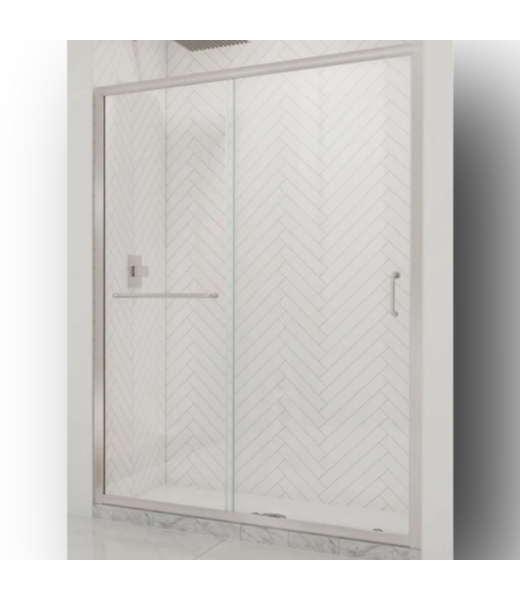 50438 Infinity-Z Sliding Shower Door 50" to 54"W