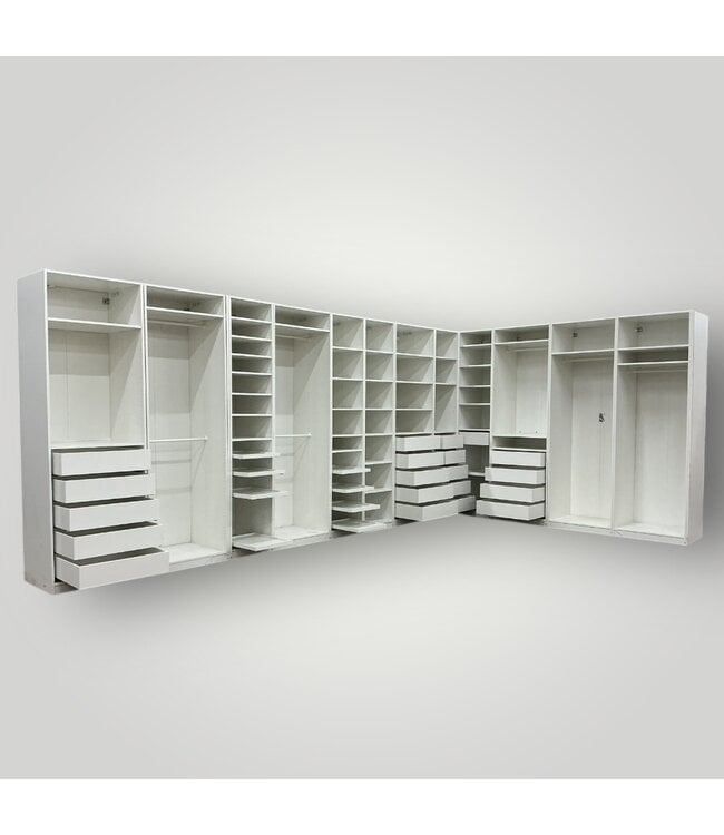 50428 White 12 Piece Closet Shelving System