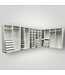 50428 White 12 Piece Closet Shelving System