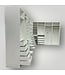 50428 White 12 Piece Closet Shelving System
