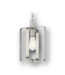 50441 Brushed Nickel Hanging Pendant Light 8"W