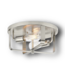 50442 12-in Brushed Nickel Flush Mount Light