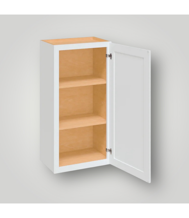50444 White Shaker Wall Cabinet 18"W