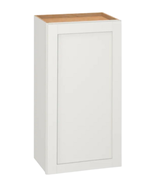 50444 White Shaker Wall Cabinet 18"W