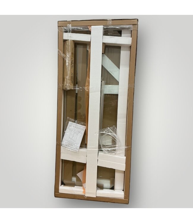 50446 Infinity-Z Chrome Sliding Shower Door 50" to 54"W