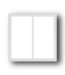 50449 White Vinyl Horizontal Sliding Window 47.5" x 47.5"