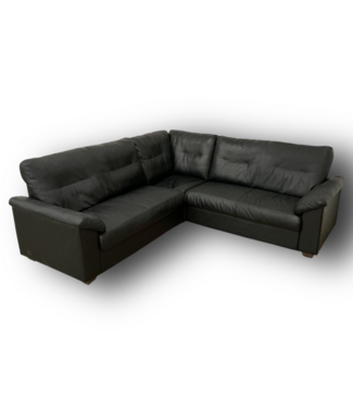 50453 Black Sectional Couch